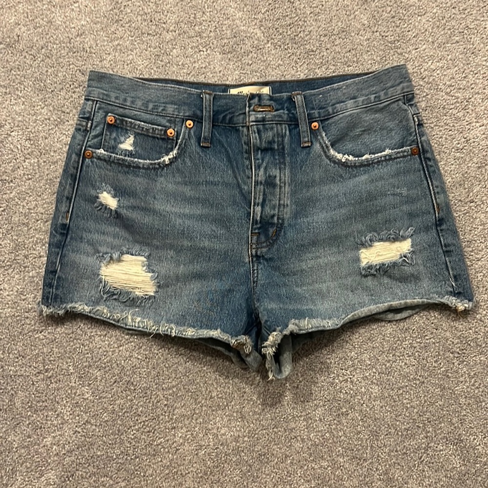 Madewell relaxed denim shorts